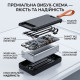 Повербанк 50000 мАг з 4 вбудованими кабелями, LED-ліхтариком та дисплеєм Power Bank — потужний акумулятор 5V/2.1A з ремінцем