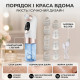 Вакуумний очищувач пор обличчя з водним потоком Super Micro Bubble — апарат для гідропілінгу та аквапілінгу від чорних точок, 5 режимів, 5 насадок, USB