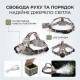 Потужний налобний світлодіодний ліхтар HeadLamp 50042 T6 USB на акумуляторах 18650 із зумом для полювання та риболовлі
