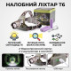 Потужний налобний світлодіодний ліхтар HeadLamp 50042 T6 USB на акумуляторах 18650 із зумом для полювання та риболовлі