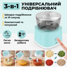 Акумуляторного міні-подрібнювача (чоппера/блендера 2 в 1 з USB)