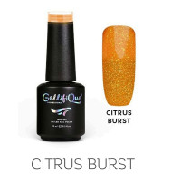 Професійний гель-лак Gellifique Citrus Burst, 15 мл — Яскраво-помаранчевий з шимером (Цитрусовий)