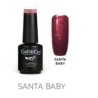 Професійний гель-лак Gellifique Santa Baby, 15 мл — Червоно-бордовий з шимером (Святковий)