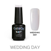 Професійний гель-лак Gellifique Wedding Day, 15 мл — Молочно-білий з шимером (Весільний)