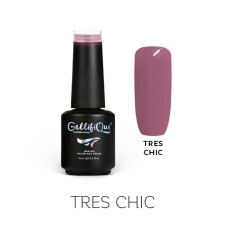 Професійний гель-лак Gellifique Tres Chic, 15 мл — Сливово-рожевий (Пурпуровий)