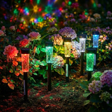 Набір 6 шт світильники від сонця № 131 RGB